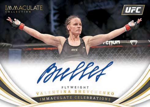 2022 Panini Immaculate UFC Immaculate Celebrations Valentina Shevchenko
