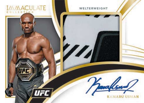 2022 Panini Immaculate UFC Premium Memorabilia Autographs Kamaru Usman