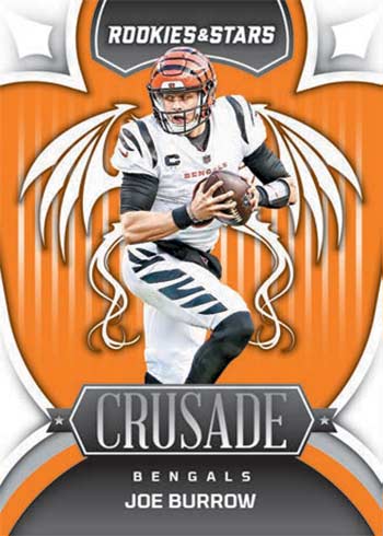 2022 Panini Rookies & Stars Football Crusade Orange Joe Burrow