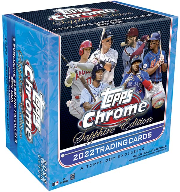 2022 Topps Chrome Sapphire Baseball Checklist, Team Set Lists