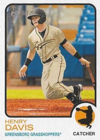 2022 Topps Heritage Minors Baseball Image Variations Henry Davis