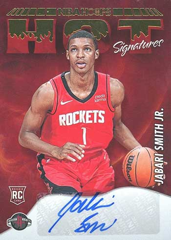 2022-23 Panini NBA Hoops Hot Signatures Rookies Jabari Smith Jr.