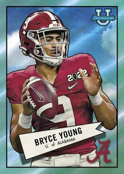 2022 Bowman Chrome University Football 1952 Bowman Bryce Young