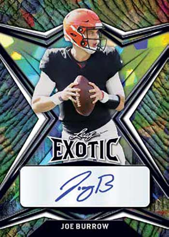 2022 Leaf Exotic Football Checklist, Hobby Box Info, Release Date