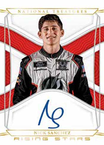 2022 Panini National Treasures NASCAR Racing Rising Stars Nick Sanchez