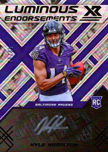2022 Panini XR Football Luminous Endorsements Kyle Hamilton