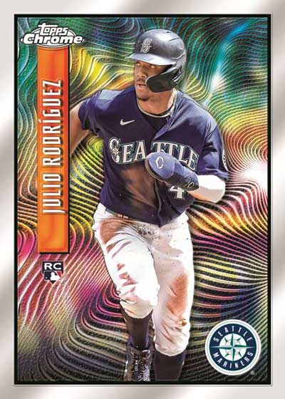 2022 Topps Chrome Sonic Baseball Expose Julio Rodriguez