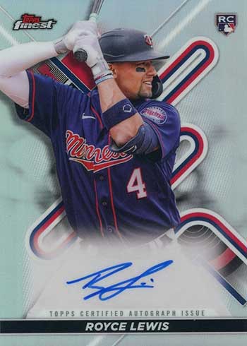 2022 Topps Finest Baseball Finest Autographs Royce Lewis