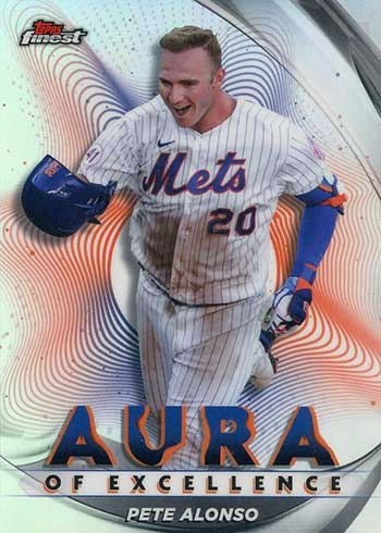 2022 Topps Finest Baseball Aura of Excellence Pete Alonso