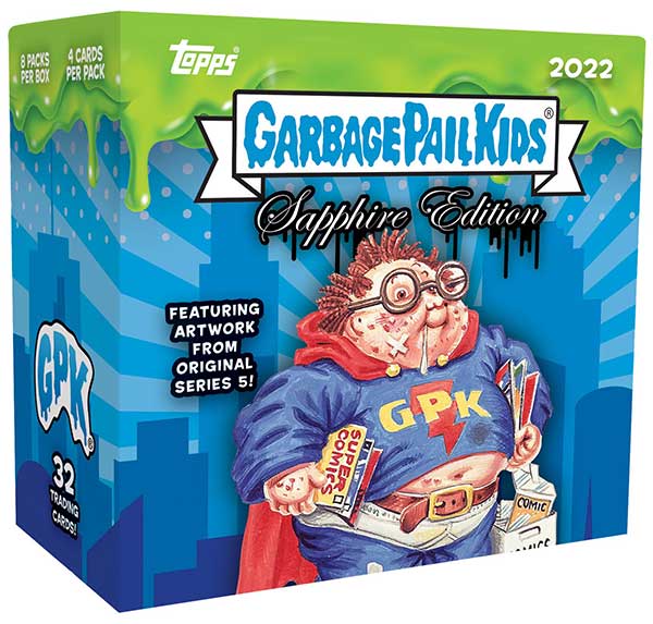 2022 Topps Chrome Sapphire Garbage Pail Kids Checklist, Details