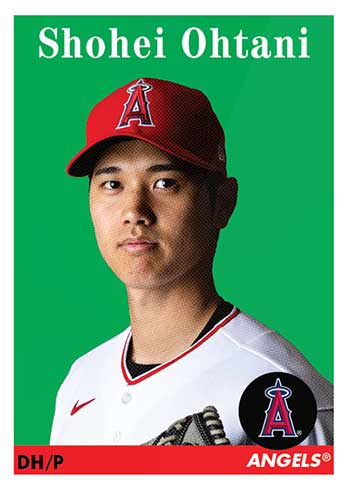 2023 Topps NOW World Baseball Classic WBC #WBC-71 Shohei Ohtani STRIKES OUT  MIKE TROUT TO WIN CHAMPIONSHIP MLB Baseball Trading Card Los Angeles