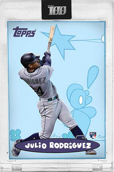 Topps Project100 Julio Rodriguez by Father Steve