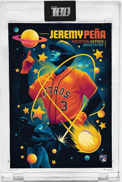 Topps Project100 Jeremy Pena by Arno Kiss