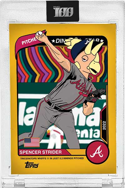 Topps Project100 Card 48 - Shohei Ohtani by Lauren Martin - Artist