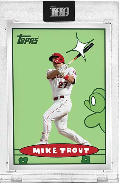 Topps Project100 Mike Trout by Father Steve