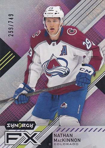 2021-22 Upper Deck Synergy Hockey Synergy FX Nathan MacKinnon