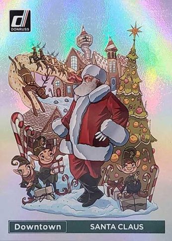 2022 Donruss Football Downtown Checklist Includes Santa Claus