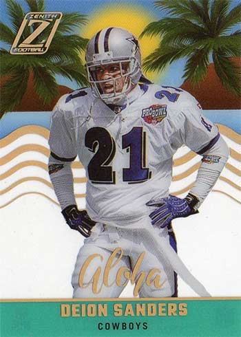 2022 Panini Zenith Football Aloha Deion Sanders