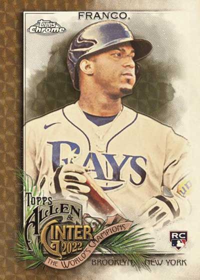 2022 Topps Allen & Ginter Chrome Baseball Wander Franco Superfractor