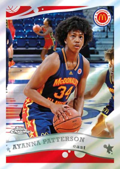 2022 Topps Chrome McDonald's All American Basketball Checklist