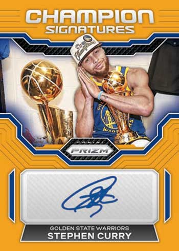 2022-23 Panini Prizm Basketball Champion Signatures Stephen Curry