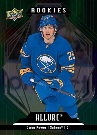 2022-23 Upper Deck Allure Hockey Black Rainbow Owen Power