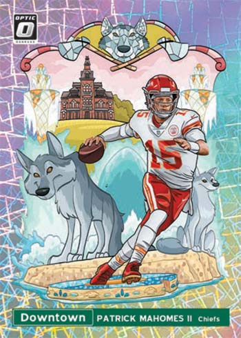 2022 Donruss Optic Football Downtown Patrick Mahomes
