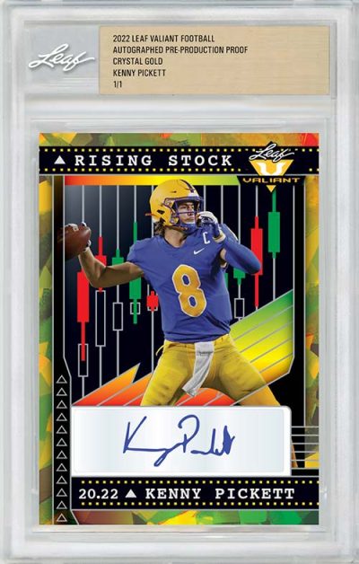 2022 Leaf Valiant Football Factory Sealed Hobby Trading Card Box