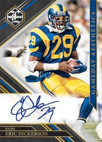 2022 Panini Limited Football Gameday Aesthetics Eric Dickerson