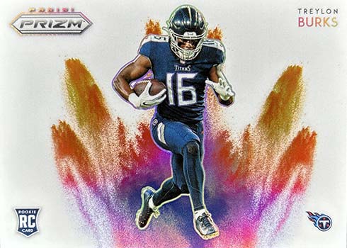 2022 Panini Prizm Football Color Blast Treylon Burks