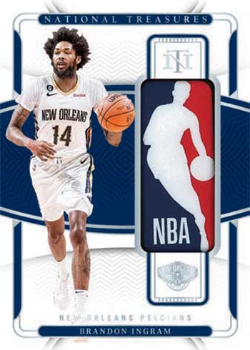 2022-23 Panini National Treasures Basketball Colossal Logoman Brandon Ingram