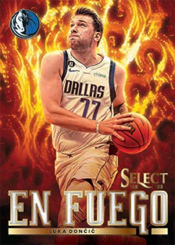 2022-23 Panini Select Basketball En Fuego Luka Doncic