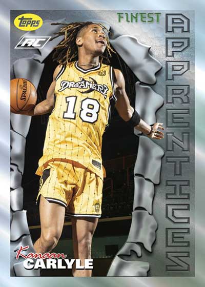 2022-23 Topps Finest Overtime Elite Basketball Apprentices Kanaan Carlyle