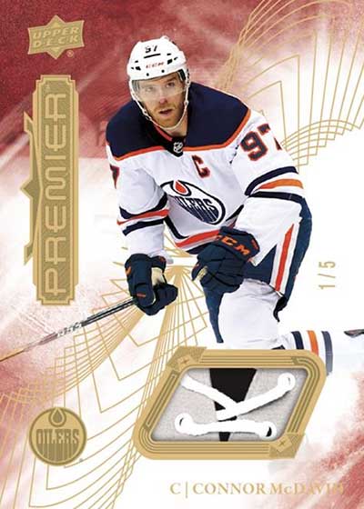 2022-23 Upper Deck Premier Hockey Lace Connor McDavid
