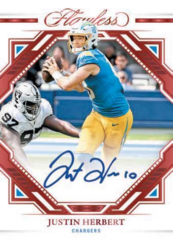 2022 Panini Flawless Football Flawless Frame Signatures Justin Herbert