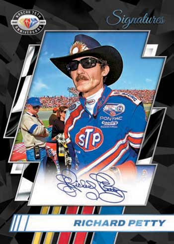 2023 Donruss NASCAR Racing 75th Anniversary Signatures Richard Petty