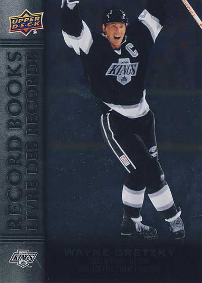 2023 Upper Deck Tim Hortons Legends Hockey Record Books Wayne Gretzky