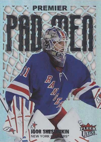 2021-22 Fleer Ultra Hockey Premier Pad Men Igor Shesterkin