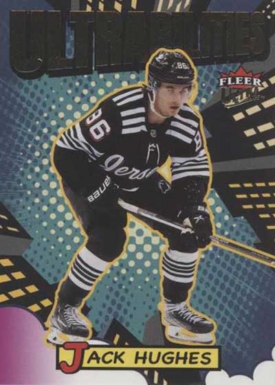 2021-22 Fleer Ultra Hockey Ultrabilities Jack Hughes