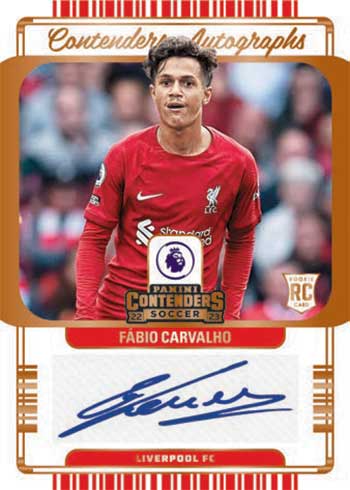 2022-23 Panini Chronicles Soccer Contenders Autographs Fabio Carvalho