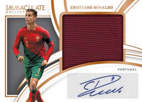 2022-23 Panini Immaculate Soccer Premium Swatch Autographs Cristiano Ronaldo