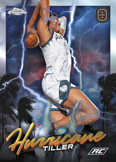 2022 Topps Chrome Overtime Elite Basketball Hurricane