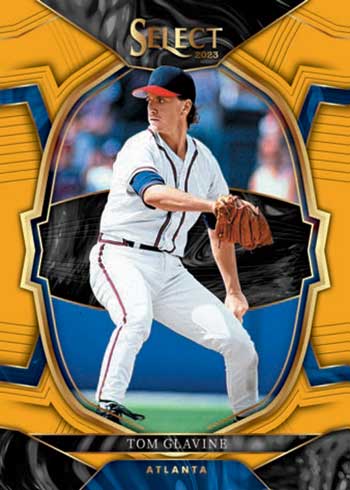2023 Panini Select Baseball Gold Prizms Tom Glavine