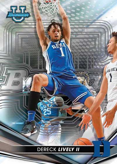 2022-23 Bowman's Best University Basketball Dereck Lively II