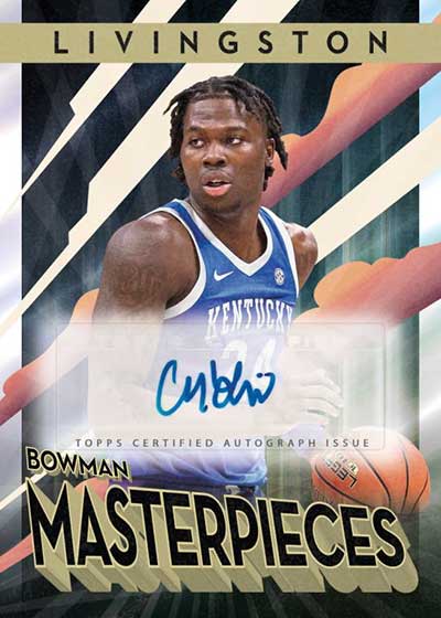 2022-23 Bowman's Best University Basketball Masterpieces Autographs