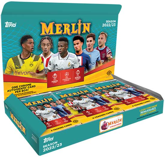 2022-23 Topps Merlin UEFA Checklist, Hobby Box Info, Details