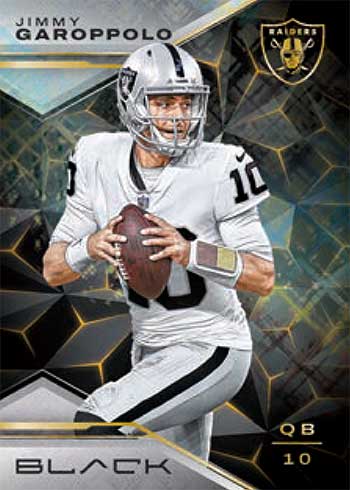 2023 Panini Black Football Gold Jimmy Garoppolo