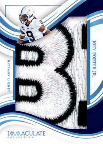 2023 Panini Immaculate Collegiate Football Jumbos Joey Porter Jr.