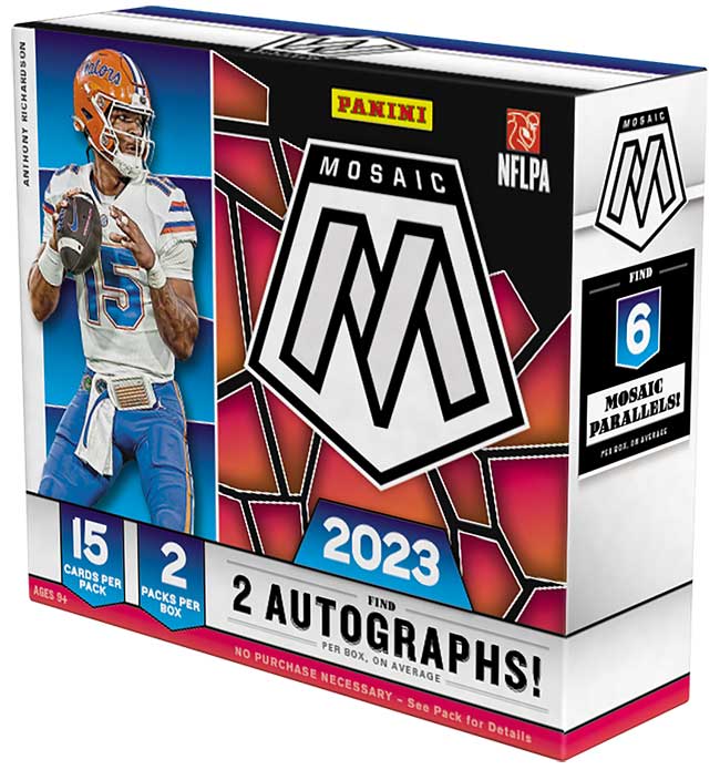 2023 Panini Mosaic Draft Picks Football Hobby Box