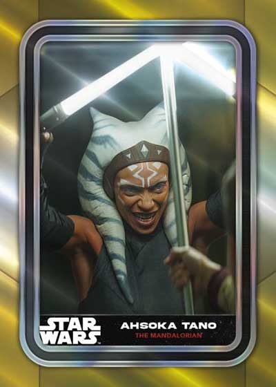 2023 Topps Star Wars Gold Foilboard Ahsoka Tano